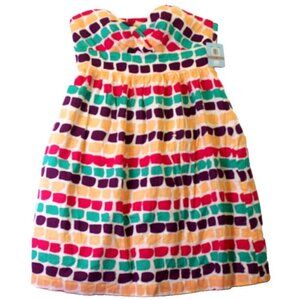 Suzi Chin Maggy Boutique Dress Women size 12 Strapless Babydoll Romantic Flowy